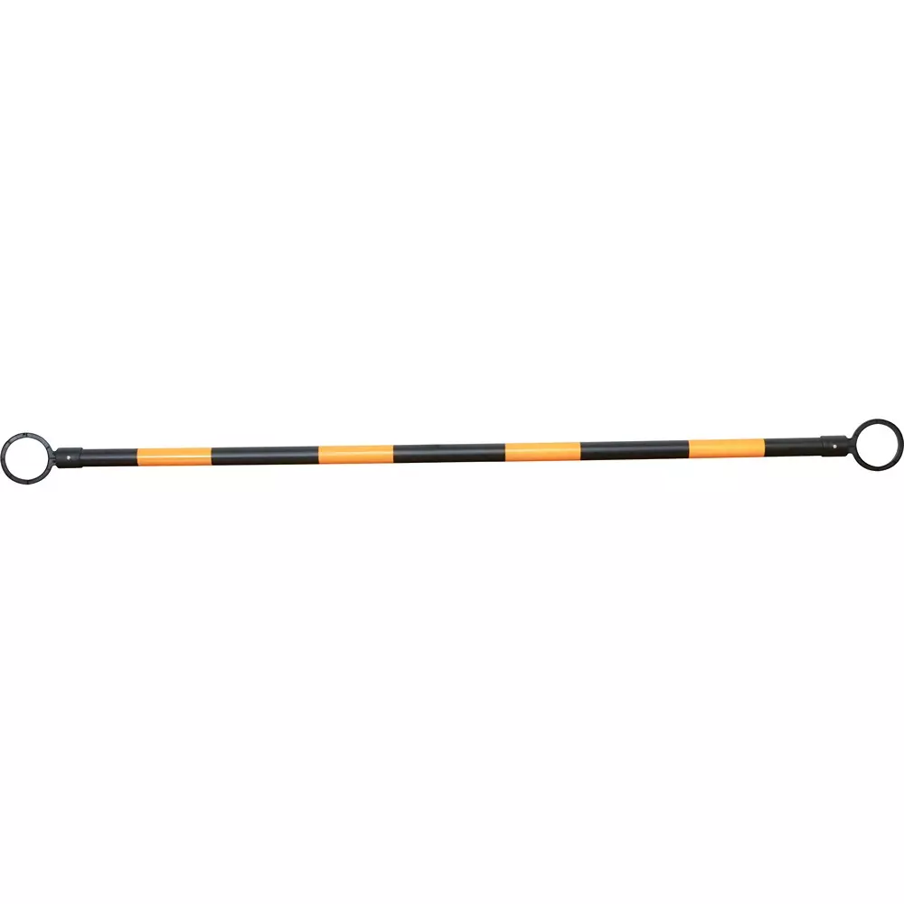 MonotaRO Cone Bar Yellow x black 1.5 m Length, 50996200 (Set of 10 Pcs)