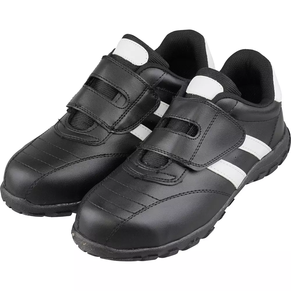 MonotaRO Safety Shoes Casual Loop Fastener Black x white 26.5 cm Size, TM-1875