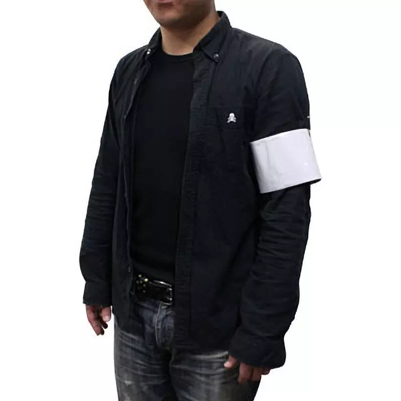 monotaro-button-armband-5-pack-vinyl-white-100x410-mm-38264703-pack-of-5-pcs