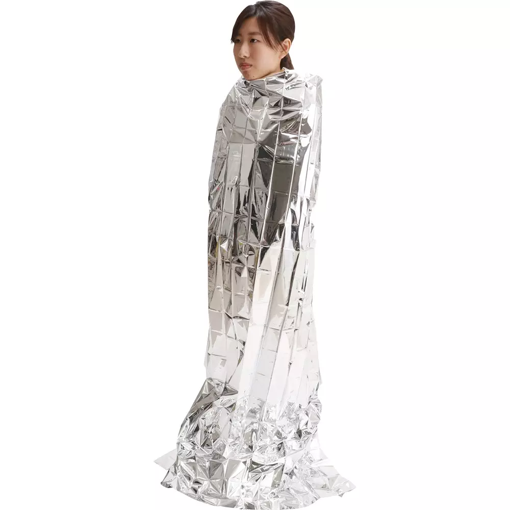 MonotaRO Emergency Thermal Blankets Foil Blanket Silver, 44989149