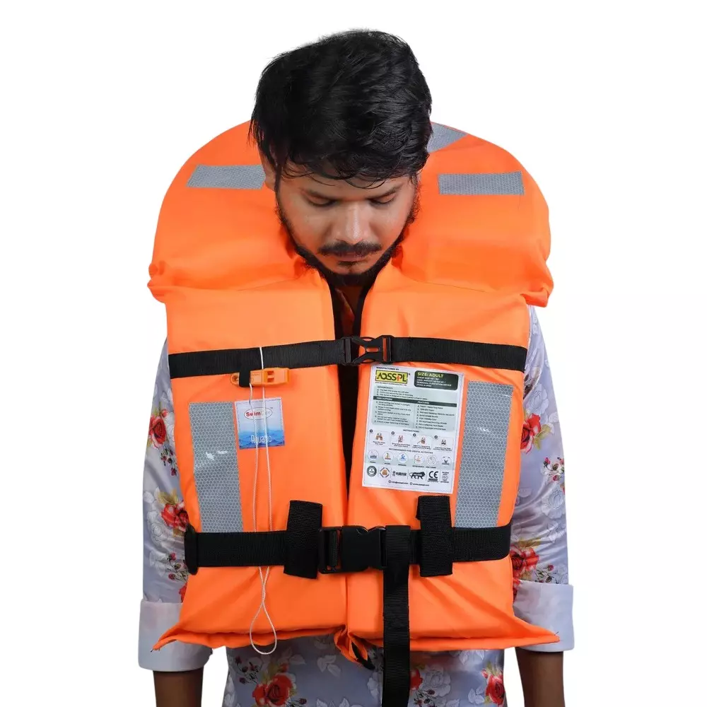 swimcare-safety-life-jacket-iii-pfd-free-size-orange-reflective-nylon-fabric-upto-140-kg-load-capacity-for-lakes-river-safety-aquatic