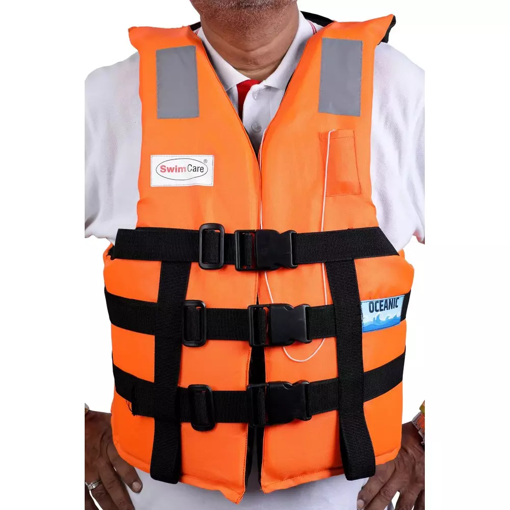 swimcare-safety-life-jacket-iii-pfd-free-size-orange-reflective-nylon-fabric-upto-140-kg-load-capacity-for-lakes-river-safety-oceanic