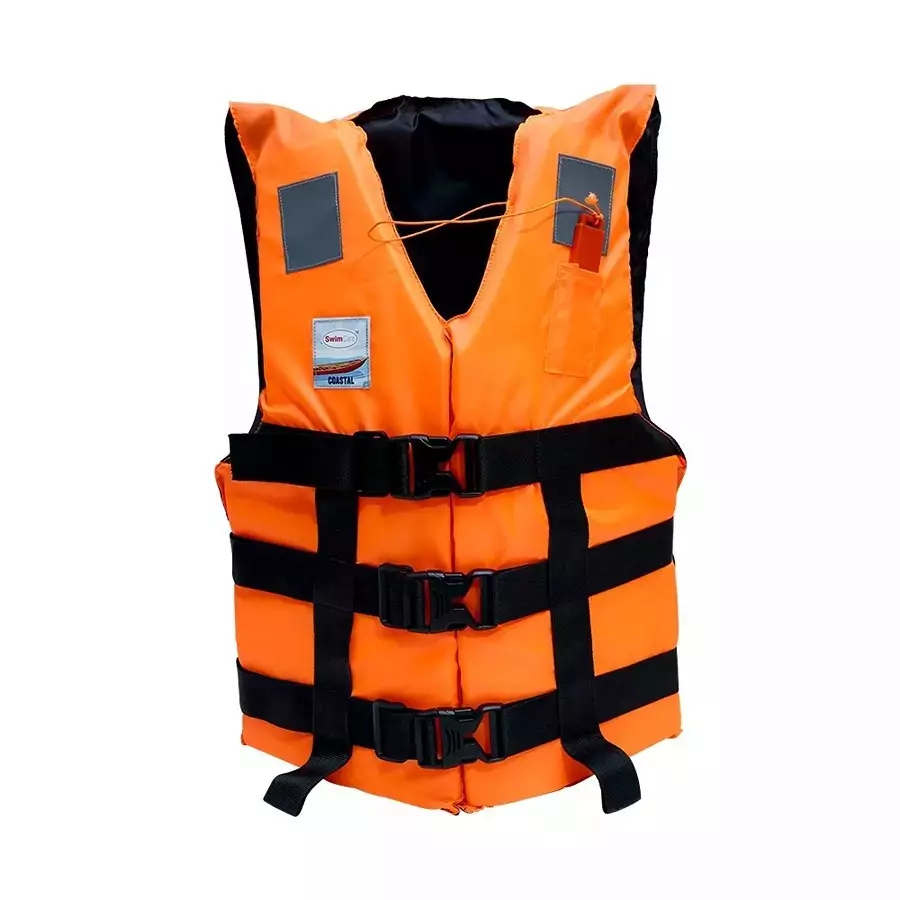 AOSSPL Life Jacket III PFD 100 N Buoyancy 80 to 100 Kg Capacity (Pack of 5)