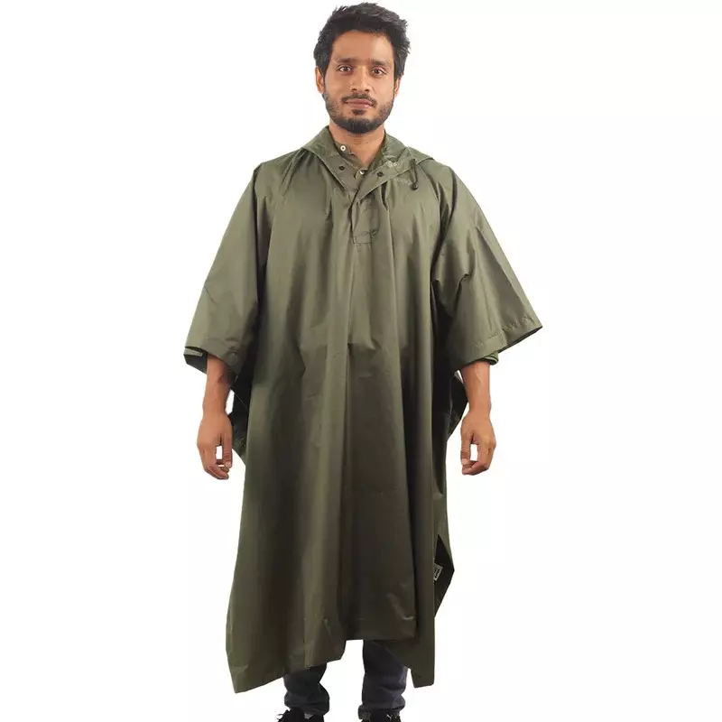 mallcom-cumulus-rainwear-poncho-waterproof-pu-coated-polyester-seam-sealed-lightweight-hooded-one-size-olive