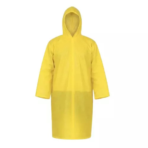 HANMECH Rainwear Coat Poncho PVC Free Size Water-Resistant Assorted Color