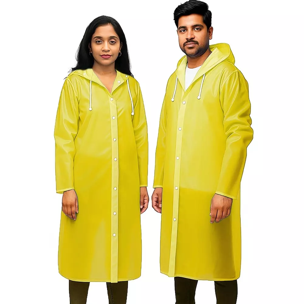 warnmat-unisex-raincoat-made-of-waterproof-pvc-plastic-yellow-color-free-size-and-button-closure-pack-of-20