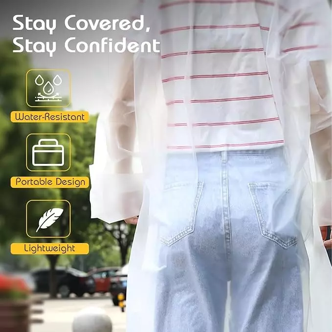 DELI Raincoat F Size, EVA Material, 110 mm Length, DL553010