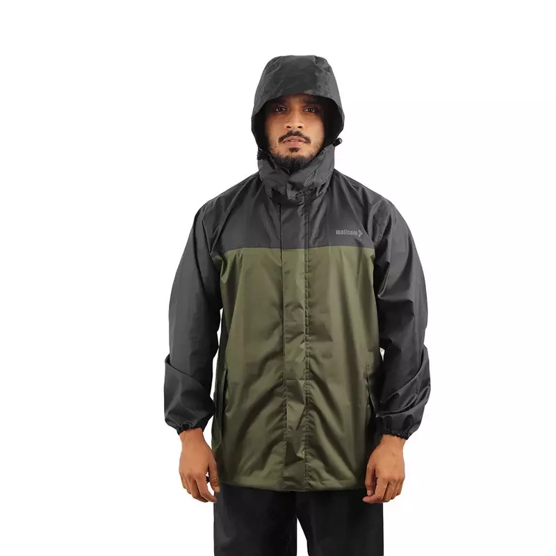 mallcom-arcus-rainwear-suit-waterproof-seam-sealed-pu-coated-polyester-with-detachable-hood-size-m