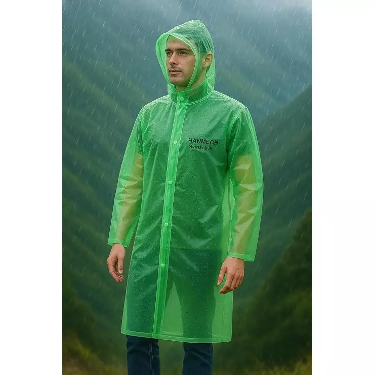 hanmech-rainwear-coat-poncho-pvc-free-size-water-resistant-assorted-color-pack-of-5