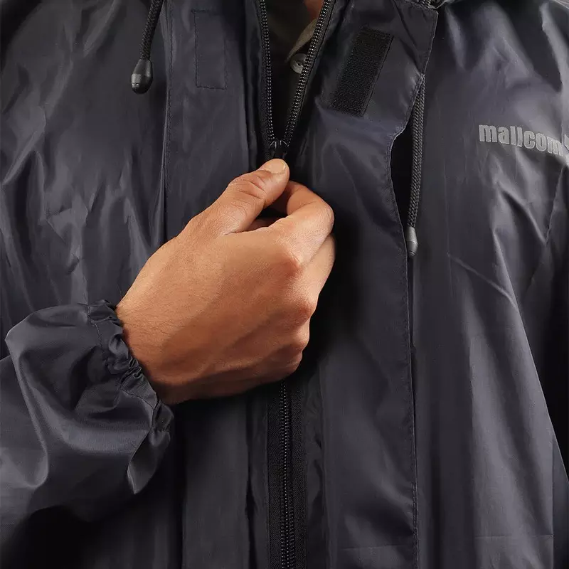 mallcom-nimbus-rainwear-suit-waterproof-seam-sealed-pu-coated-polyester-with-velcro-closure-detachable-hood-size-xl
