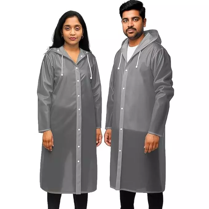 warnmat-unisex-raincoat-made-of-waterproof-pvc-plastic-grey-color-free-size-and-button-closure-pack-of-10