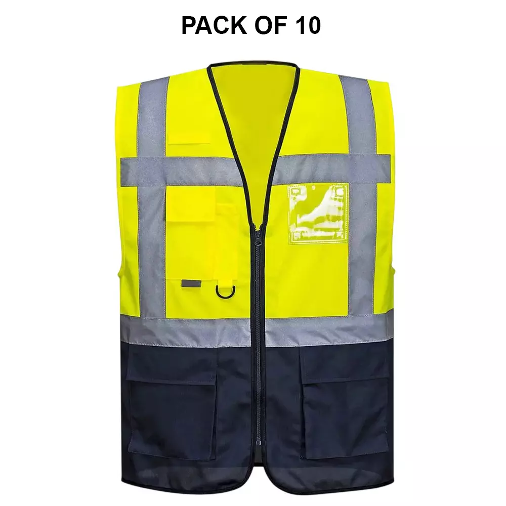 shopking-reflective-safety-zipper-jacket-with-grey-pocket-free-size-yellow-and-navy-blue-pack-of-10-pcs