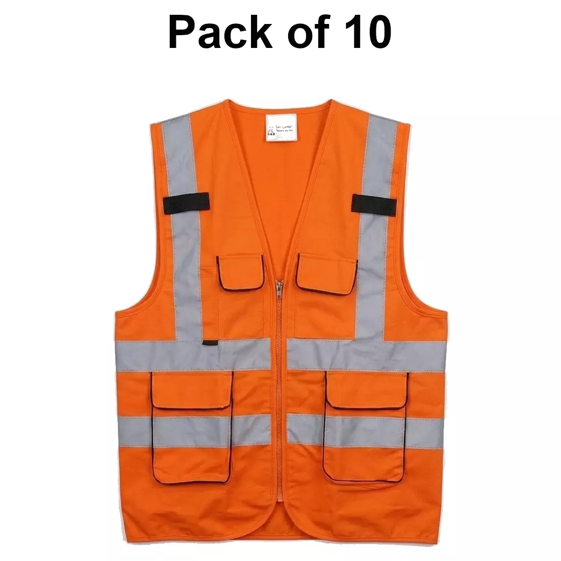 warnmat-reflective-safety-jacket-free-size-120-gsm-orange-color-for-industrial-safety-workplace-v4y-safety-jkt-pack-of-10