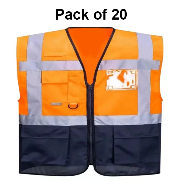 warnmat-polyester-free-size-safety-zipper-jacket-with-reflective-strip-and-pocket-orange-navy-blue-pack-of-20