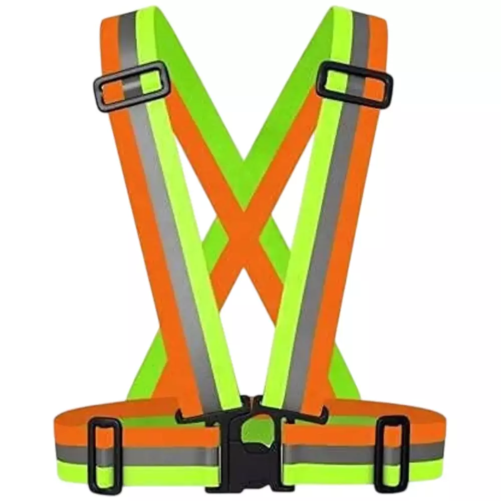 Angelsafe Safety Cross Belt V-Neck Elastic Free Size Multicolor Sleeveless Polyster
