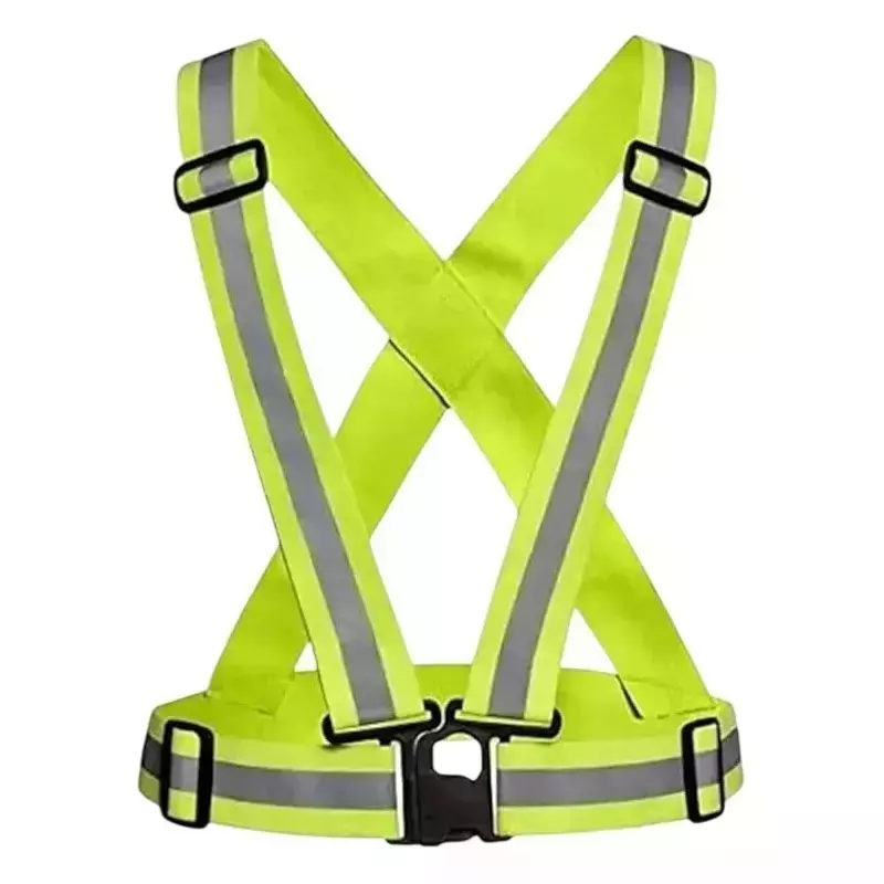 BEGGOSAFE High Visibility Safety Cross Belt Buckle Closure Type Green