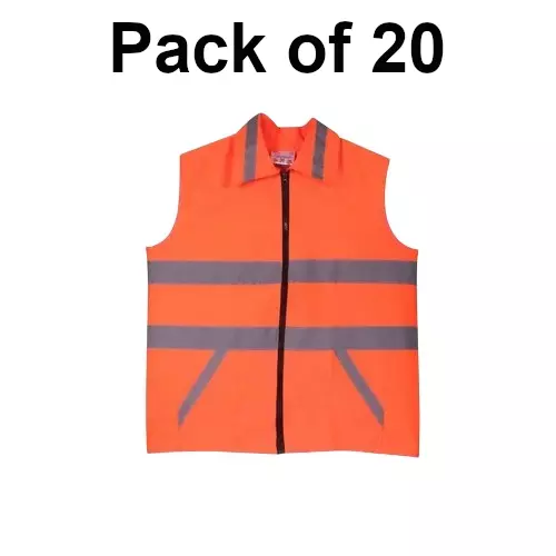 warnmat-reflective-safety-jacket-free-size-120-gsm-orange-color-for-industrial-safety-workplace-wm-orange-zip-01-pack-of-20