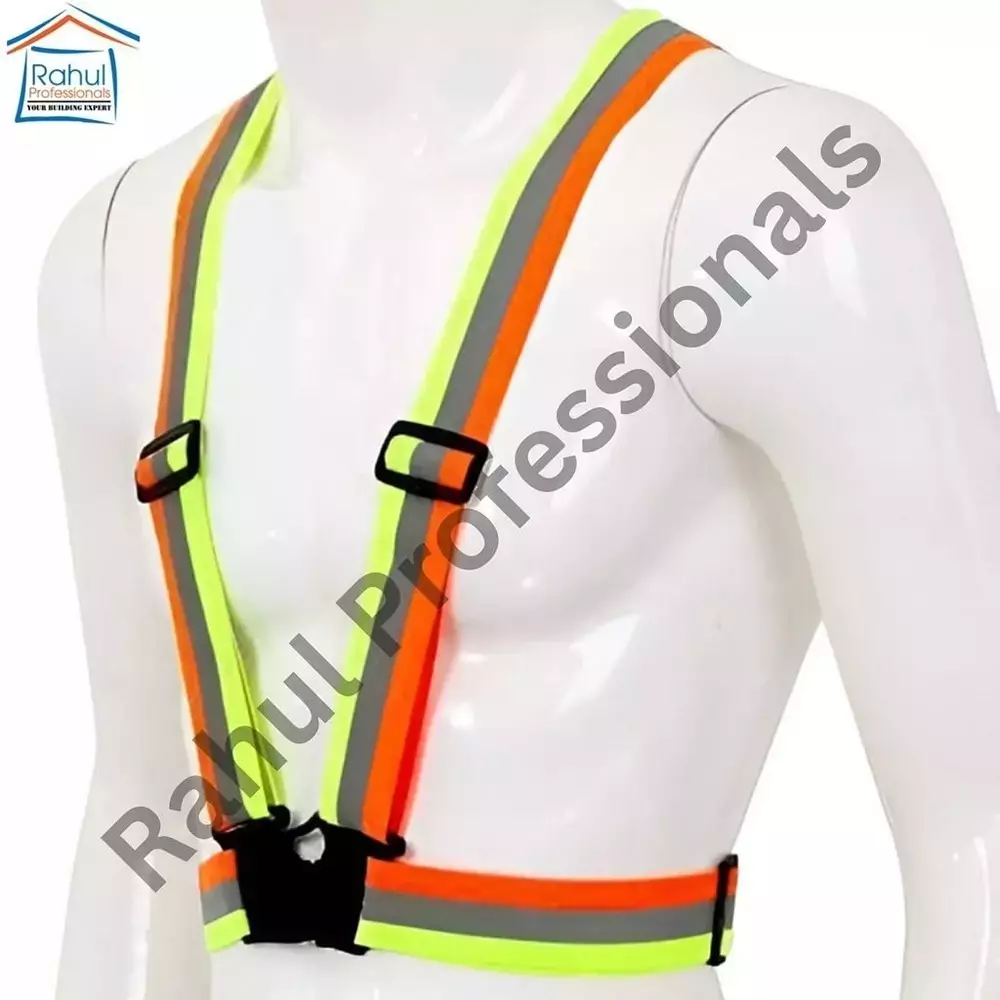 rahul-professionals-cross-belt-reflective-jacket-high-visibility-adjustable-silver-reflective-stripe-color-multicolor-free-size-pack-of-20