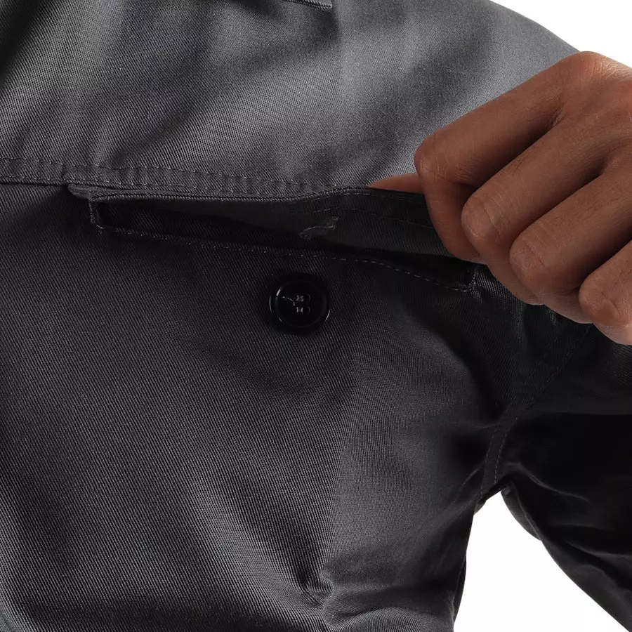 mallcom-kolding-workwear-safety-jacket-m-size-65-cotton-35-polyester-composition-4-pocket-with-zip-closure