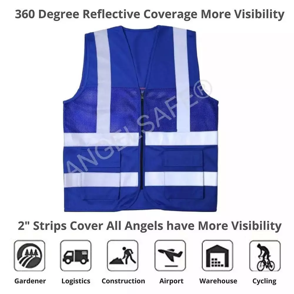 angelsafe-120-gsm-safety-jacket-with-2-inch-508-mm-reflective-tape-polyester-body-free-size-and-blue-color-pack-of-5