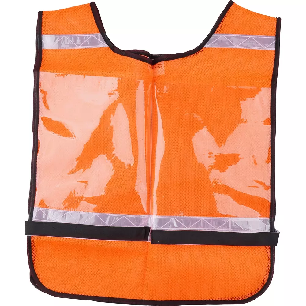 MonotaRO Bib Vest Mesh Free Size Orange About 54 cm Total Length, 20224734