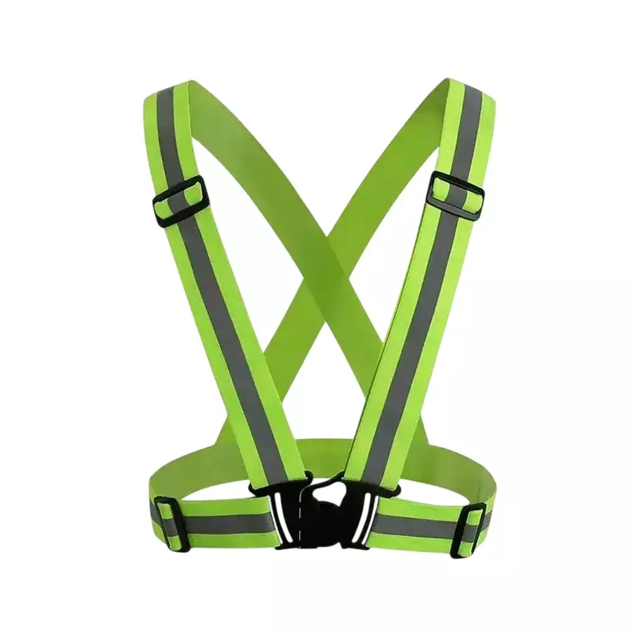 Angelsafe Safety Cross Belt V-Neck Elastic Free Size Green Sleeveless Polyster