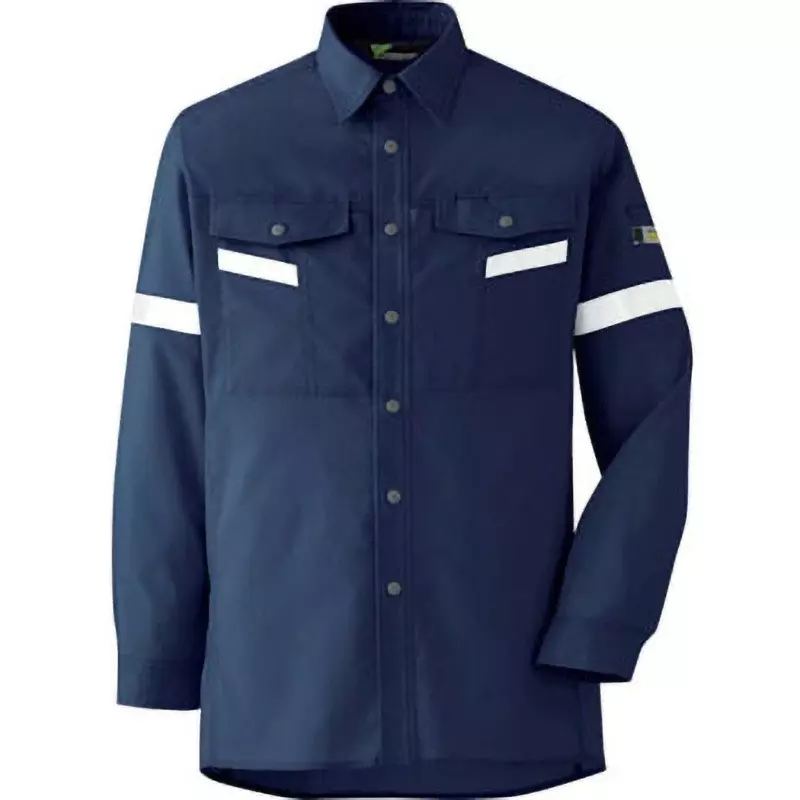 MIDORI Long Sleeve Shirt Navy LL Size 116.0 cm Chest Circumference, VES2557UE