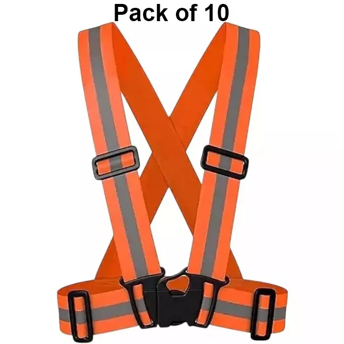angelsafe-safety-cross-belt-high-visibility-polyester-material-regular-fit-free-size-orange-color-pack-of-10-pcs