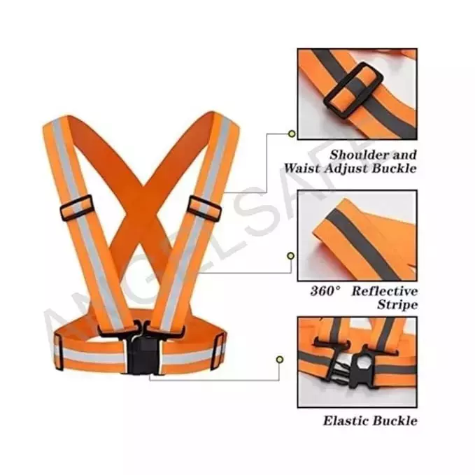 angelsafe-safety-cross-belt-high-visibility-polyester-material-regular-fit-free-size-orange-color-pack-of-10-pcs