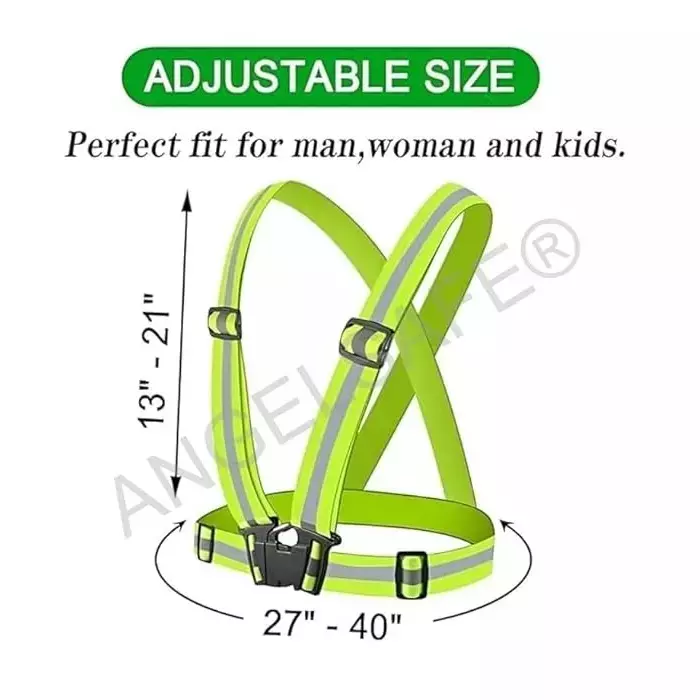 angelsafe-safety-cross-belt-high-visibility-polyester-material-regular-fit-free-size-green-color-pack-of-10-pcs