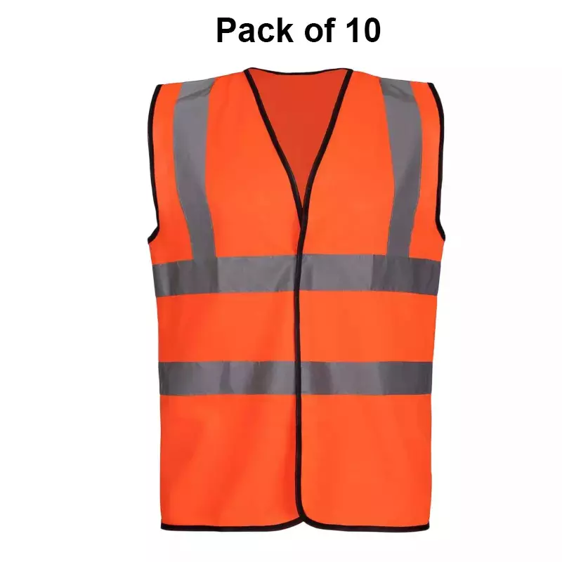 shopking-polyster-reflective-safety-zipper-jacket-120-gsm-free-size-red-v4you-2016-pack-of-10-pcs