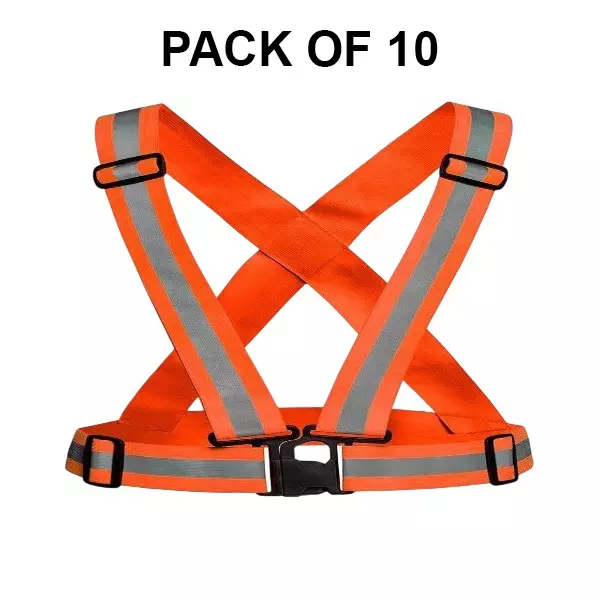 shopking-cross-belt-reflective-jacket-free-size-orange-pack-of-10-pcs