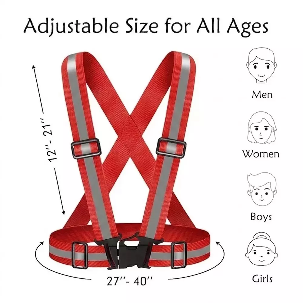 angelsafe-safety-cross-belt-red-color-free-size-made-of-polyester-reflective-pattern-ideal-for-unisex-pack-of-5