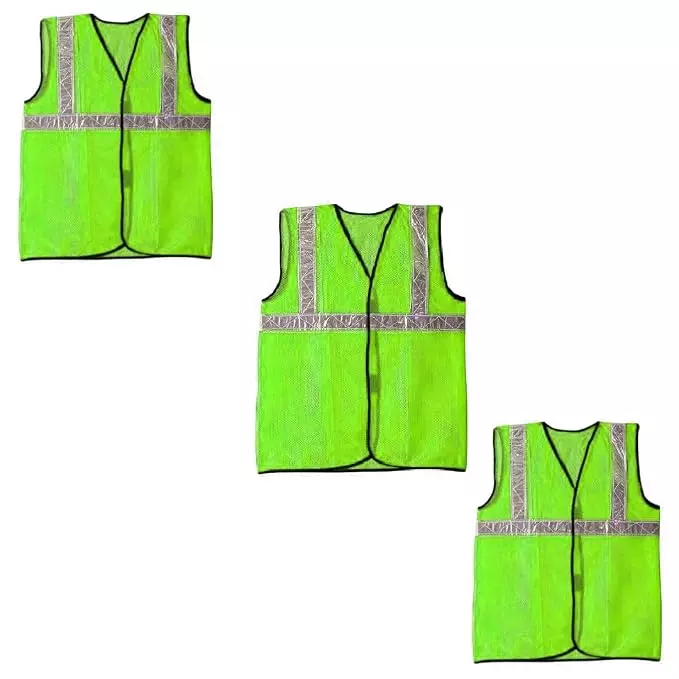 conclood-india-green-reflective-safety-jacket-mesh-type-with-2-inch-508-mm-radium-reflector-collar-less-and-v-neck-style