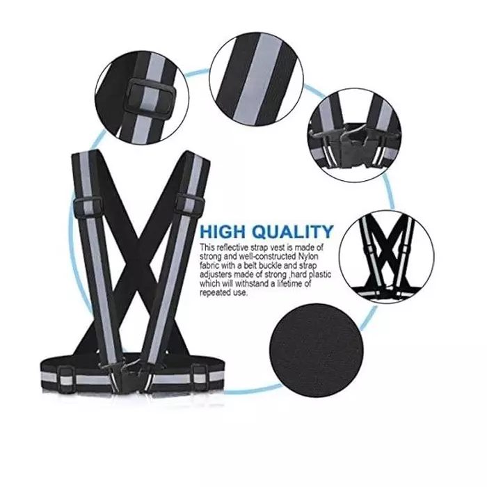 angelsafe-safety-cross-belt-black-color-free-size-made-of-polyester-reflective-pattern-ideal-for-unisex-pack-of-5