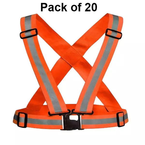 warnmat-polyester-safety-cross-belt-jacket-with-reflective-strip-free-size-orange-pack-of-20