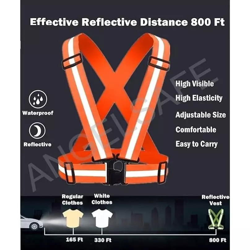 angelsafe-safety-cross-belt-orange-color-free-size-made-of-polyester-reflective-pattern-ideal-for-unisex-pack-of-5