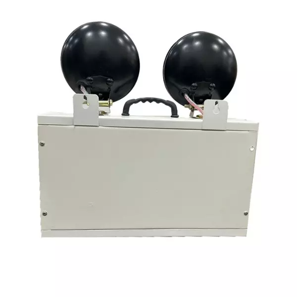 Agni Shield Alloy Steel Battery Powered Emergency Light with Exit Sign, EZ635