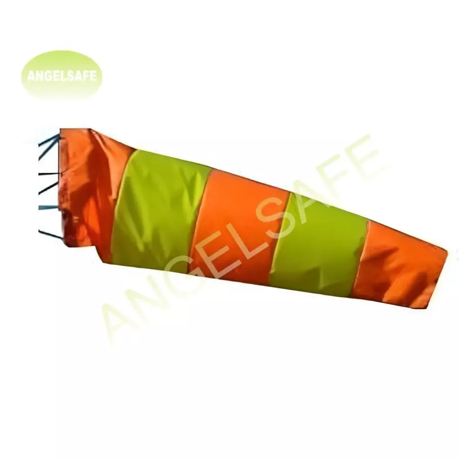 angelsafe-double-layer-windsock-cloth-orange-lime-green-color-6-feet-18-m-length-and-24-inch-609-cm-ring-side-diameter-pack-of-5