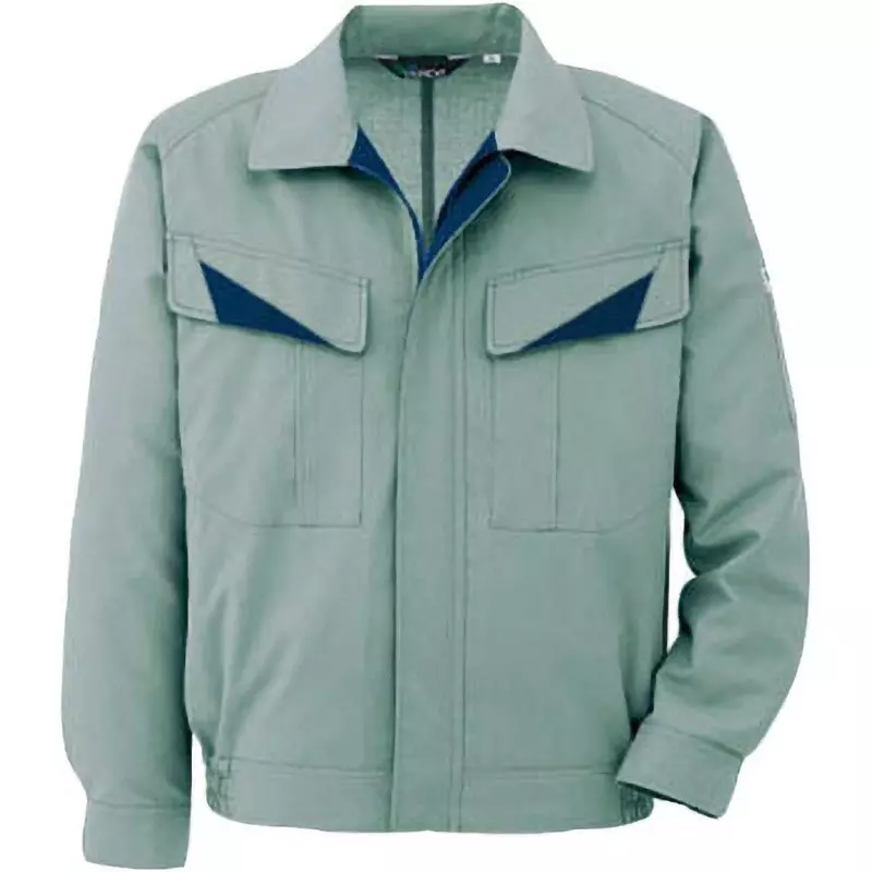 MIDORI Spring/Summer Wind Free Gender Pair Long Sleeve Blouson Green 3L Size 128.0 cm Chest Circumference, GS2626UE3L