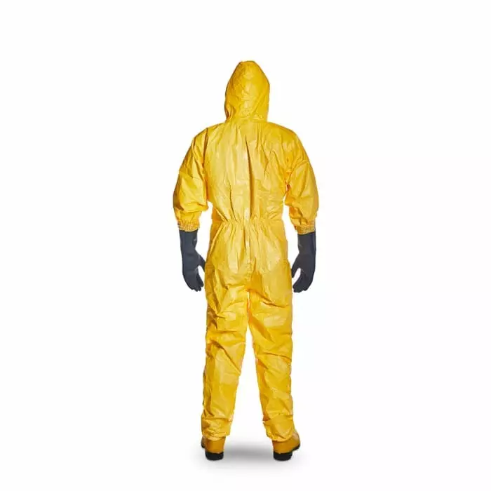 DuPont Yellow Coverall Hood Type free Size for Unisex, D13494922