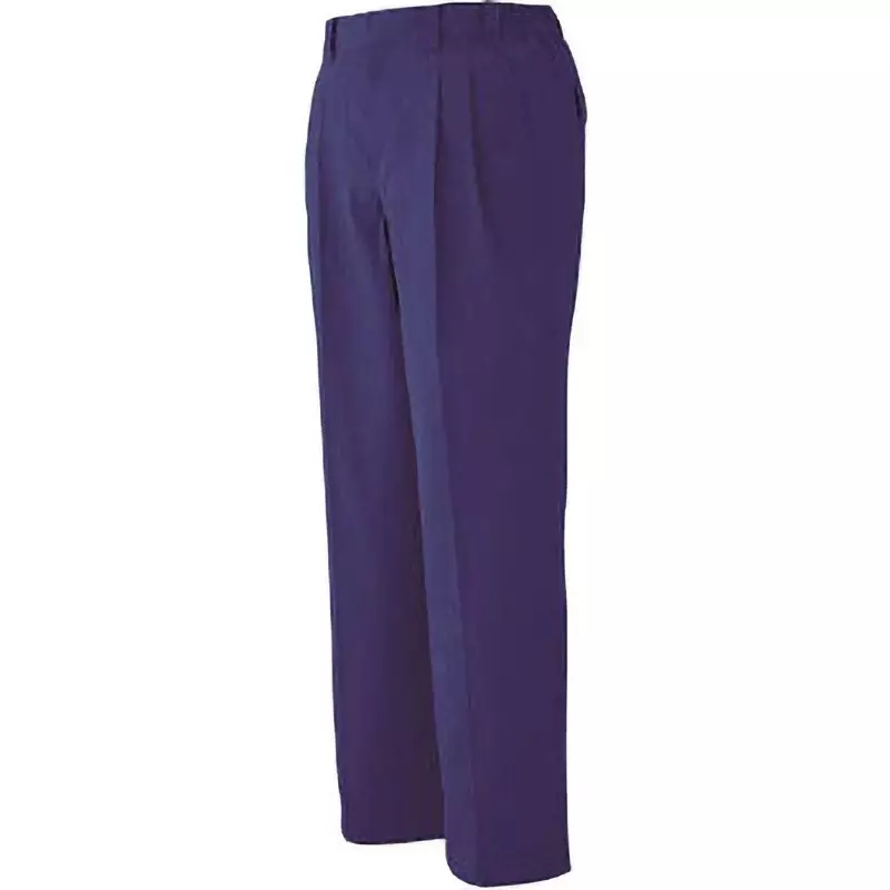 MIDORI Slacks Navy 78 cm Inside Leg Length 105-115 cm Waist Size 65% Polyester, 35% cotton, Twill, G567SITA5L