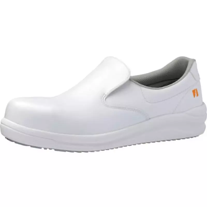 MIDORI Electrostatic Workwear Artificial Leather White 25.5 cm Size, NHS-600S-W