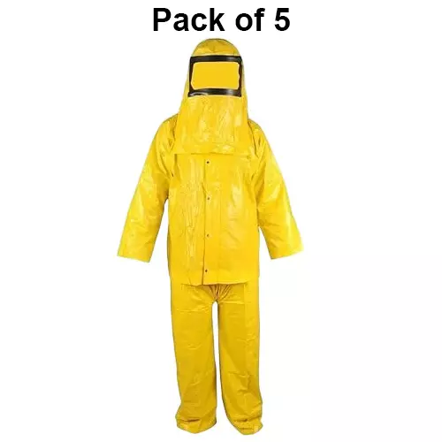 angelsafe-pvc-suit-button-type-free-size-yellow-color-acid-chemical-resistant-solid-pattern-for-industrial-usage-pack-of-5