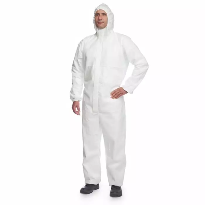 DuPont White Coverall, M, D15338122 (Pack of 50)