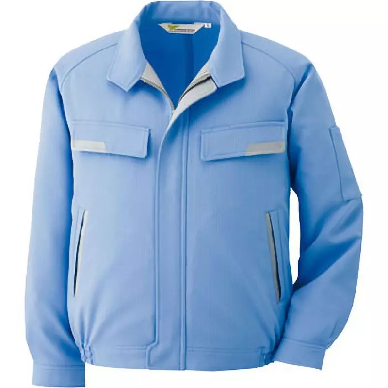 MIDORI Antistatic Work Clothes Blue M Size 114.0 cm Chest Circumference, VES273 UE M