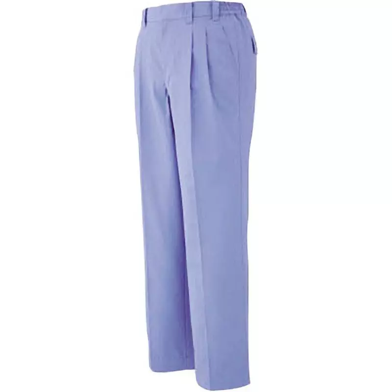 MIDORI Slacks Light Blue 78 cm Inside Leg Length 90-95 cm Waist Size 65% Polyester, 35% cotton, Twill, G563SITA3L
