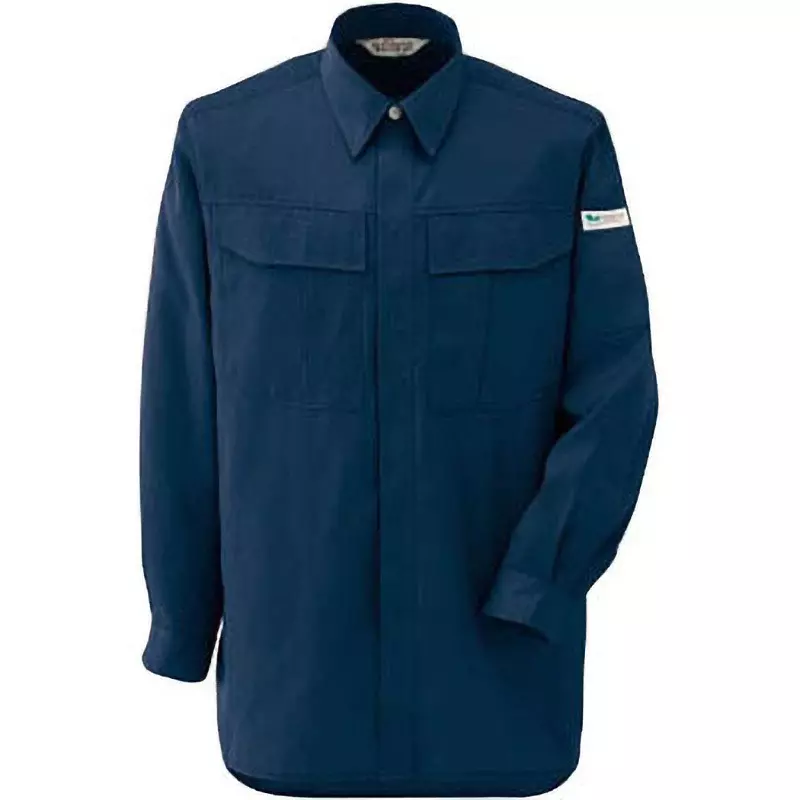 MIDORI Long Sleeve Shirt Navy LL Size 116.0 cm Chest Circumference, RCS2597UELL