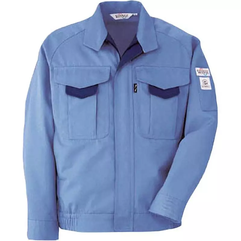 MIDORI Spring/Summer ECO-Static Long Sleeve Blouson Blue M Size 114.0 cm Chest Circumference, RCS2193UEM