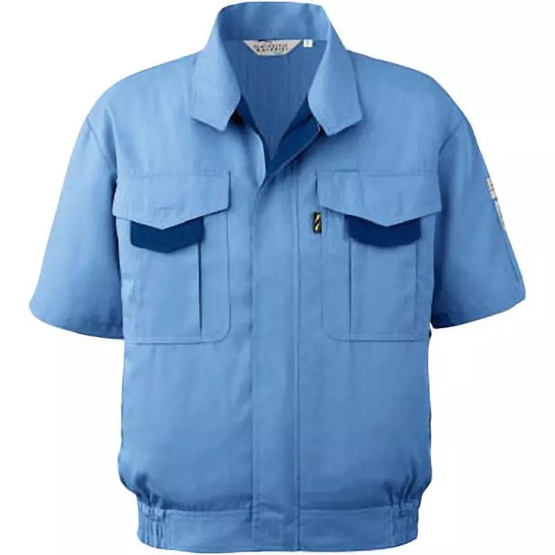 MIDORI Spring/Summer ECO-Static Short Sleeve Blouson Blue S Size 110.0 cm Chest Circumference, RCS193UES
